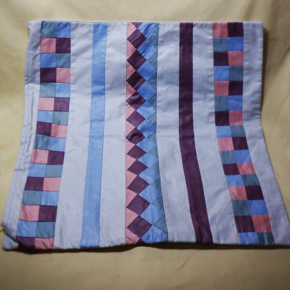 ~~~ PILLOW CASE ~~~  Handcrafted with Various Designs / Zippered Closure
